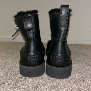 UGG Black Leather Boots